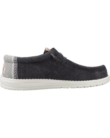 HEY DUDE INFORMALES HOMBRE MODELO WALLY JUTE COLOR NEGRO BLGRGR