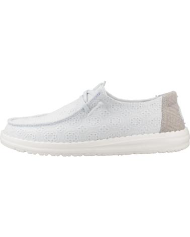Woman shoes HEY DUDE ZAPATOS CASUAL MUJER MODELO WENDY EYELET LACE COLOR AZUL ANC  ANCTBLU