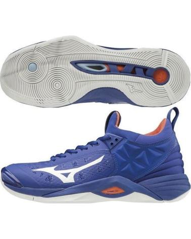 Sportschuhe MIZUNO  für Herren WAVE MOMENTUM BALONMANO-VOLEY MARINO  AZUL