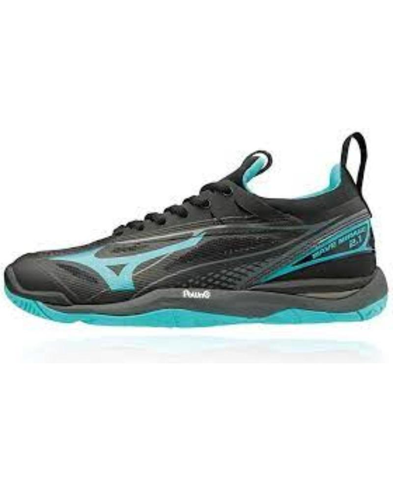 Sneaker MIZUNO  für Damen und Mädchen und Junge WAVE MIRAGE 2 1 WOMEN BALONMANO-VOLEY  NEGRO