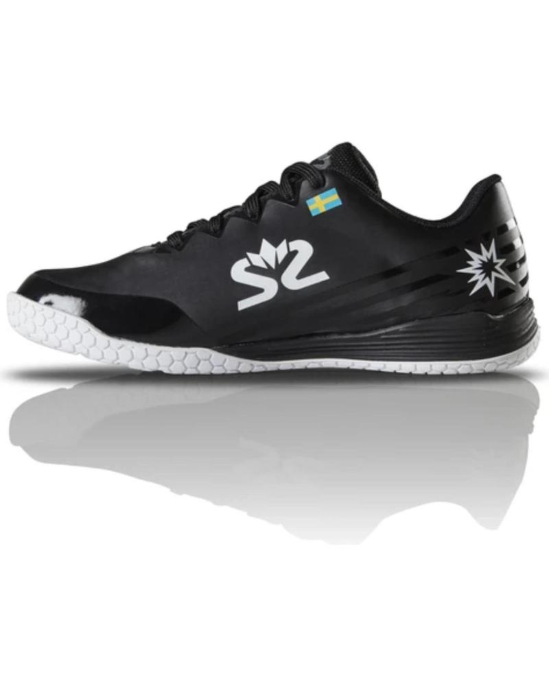 Deportivas SALMING  de Niña y Niño ZAPATILLAS BALONMANO SPARK KID  NEGRO