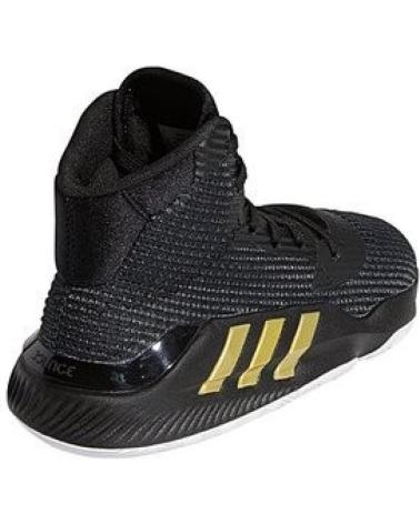 Deportivas ADIDAS  de Mujer y Niña y Niño PRO BOUNCE 2019 J ZAPATILLAS DE BALONCESTO UNISEX NINOS  NEGRO