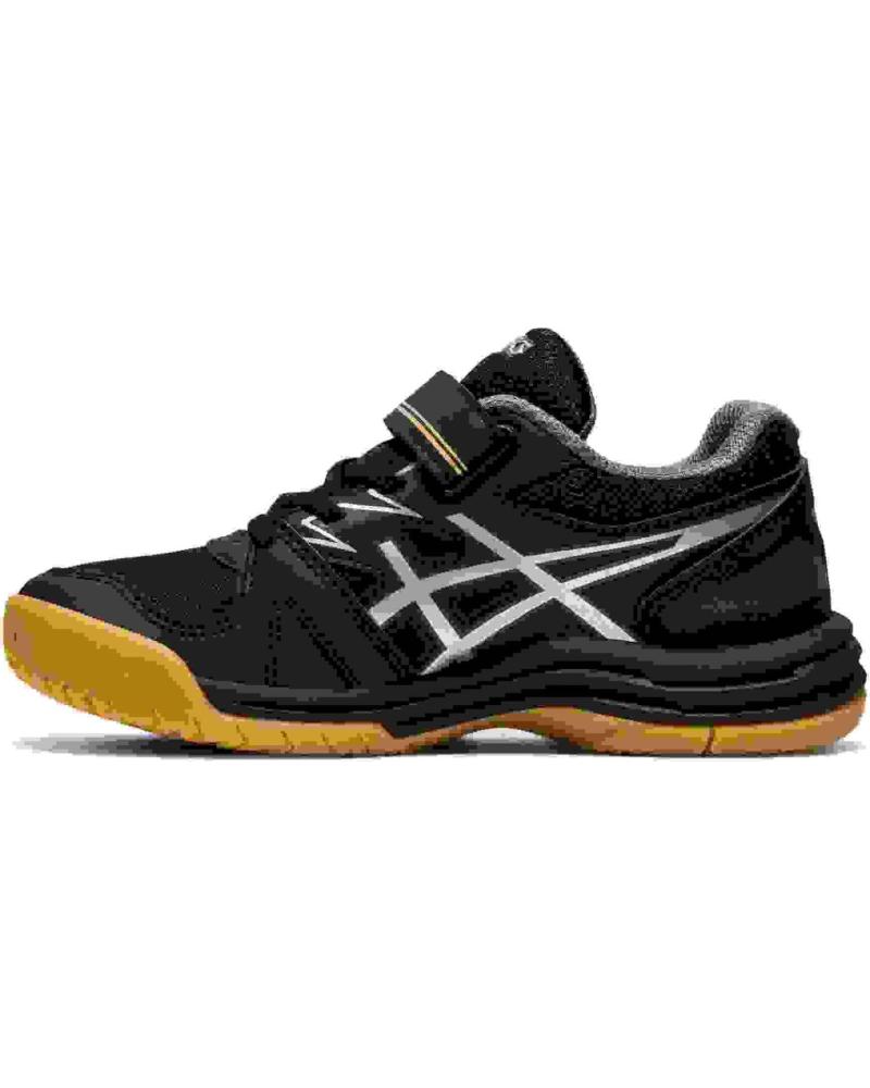girl and boy Trainers ASICS ZAPATILLAS UPCOURT 4 GS VELCRO  NEGRO