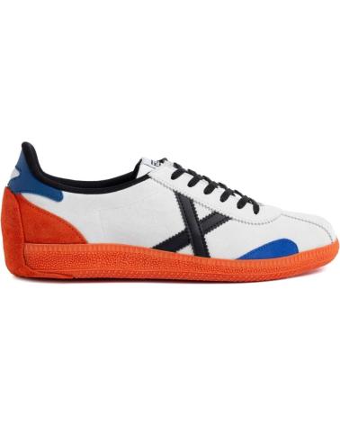 Deportivas MUNICH  de Niña y Niño ZAPATILLAS BARRUFET CON TAPA ROJO  GRIS