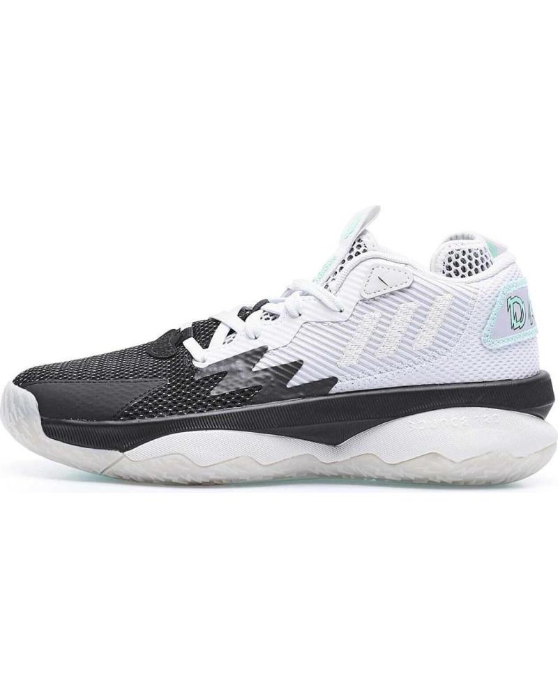 Sneaker ADIDAS  für Mädchen und Junge ZAPATILLAS BALONCESTO DAME 8 JUNIOR  BLANCO
