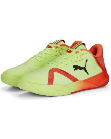 Zapatillas deporte PUMA  pour Femme et Homme ZAPATILLAS BALONMANO ACCELERATE TURBO NITRO II  VERDE