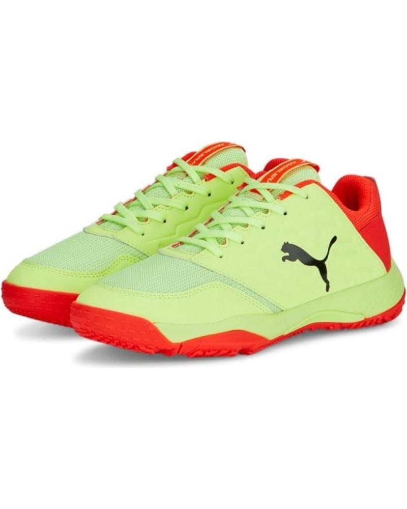 Deportivas PUMA  de Niña y Niño ZAPATILLAS BALONMANO ACCELERATE TURBO JR II  AMARILLO