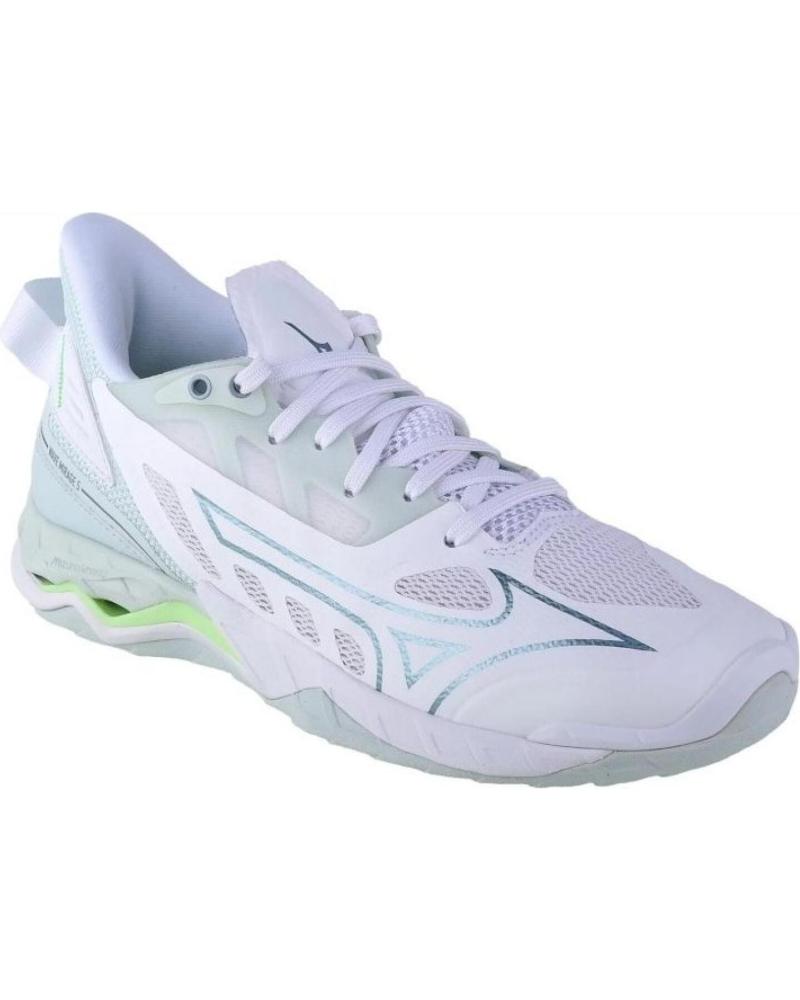 Sneaker MIZUNO  für Damen und Mädchen und Junge ZAPATILLAS BALONMANO-VOLEY WAVE MIRAGE 5  BLANCO