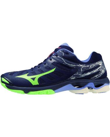 Zapatillas deporte MIZUNO  de Mujer y Hombre ZAPATILLAS BALONMANO- VOLEY WAVE VOLTAGE  AZUL