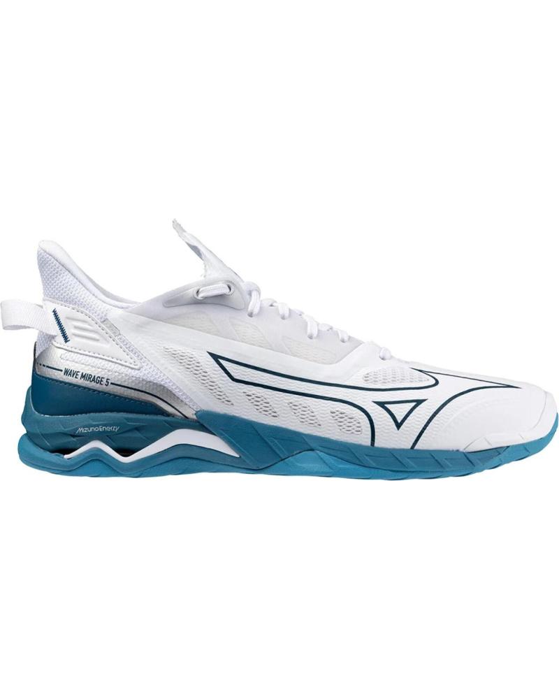 Zapatillas deporte MIZUNO  de Mujer y Hombre ZAPATILLAS BALONMANO-VOLEY WAVE MIRAGE 5 HOMBRE  BLANCO
