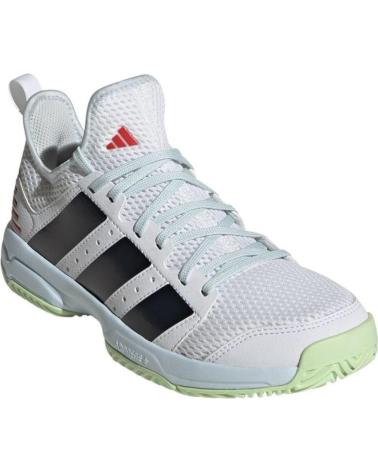 girl and boy Trainers ADIDAS ZAPATILLAS STABIL JR BALONMANO-VOLEY  BLANCO