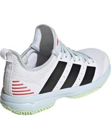 girl and boy Trainers ADIDAS ZAPATILLAS STABIL JR BALONMANO-VOLEY  BLANCO