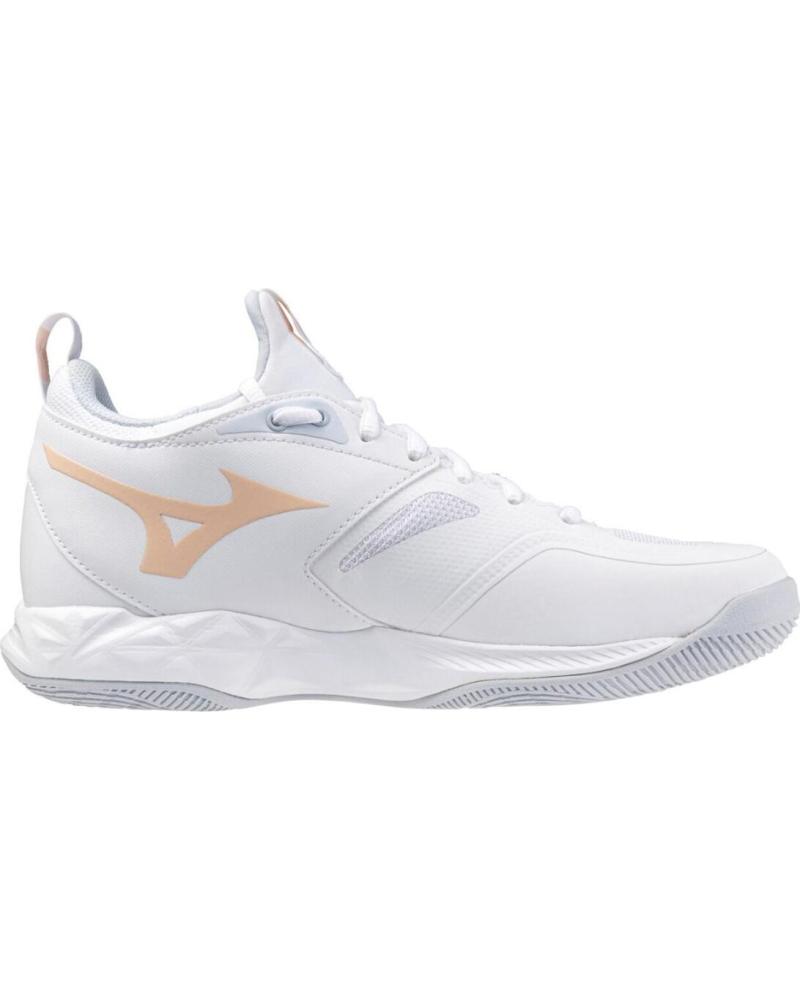 Zapatillas deporte MIZUNO  pour Femme ZAPATILLAS WAVE DIMENSION BALONMANO MUJER  BLANCO