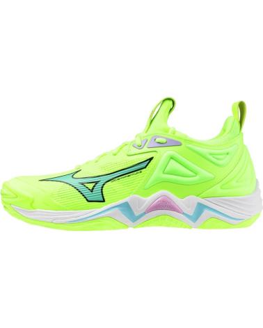 Sapatilhas MIZUNO  de Homem ZAPATILLAS WAVE MOMENTUM 3 BALONMANO-VOLEY FLUOR  VERDE