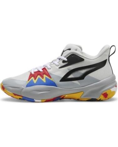 Deportivas PUMA  de Niña y Niño ZAPATILLAS GENETICS JR  GRIS