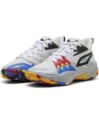 Sportif PUMA  pour Fille et Garçon ZAPATILLAS GENETICS JR  GRIS