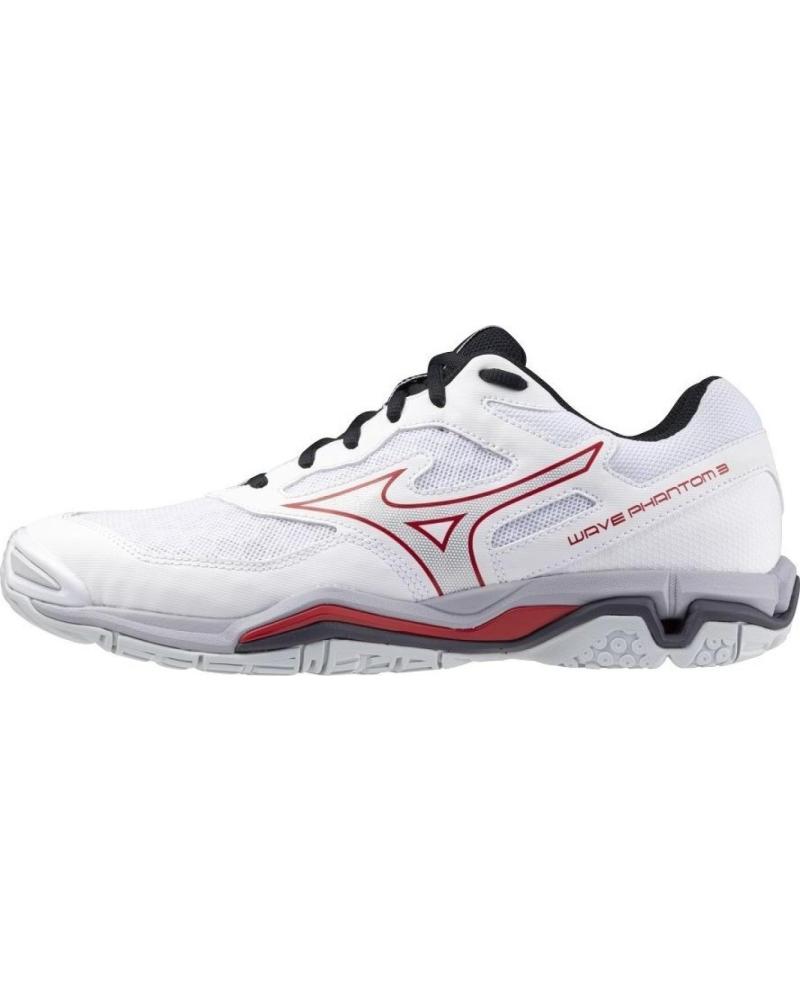 Zapatillas deporte MIZUNO  de Mujer y Hombre ZAPATILLAS BALONMANO-VOLEY WAVE PHANTOM 3  BLANCO