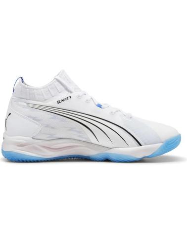 Zapatillas deporte PUMA  de Mujer y Hombre ZAPATILLAS BALONMANO ELIMINATE NITRO MID  BLANCO