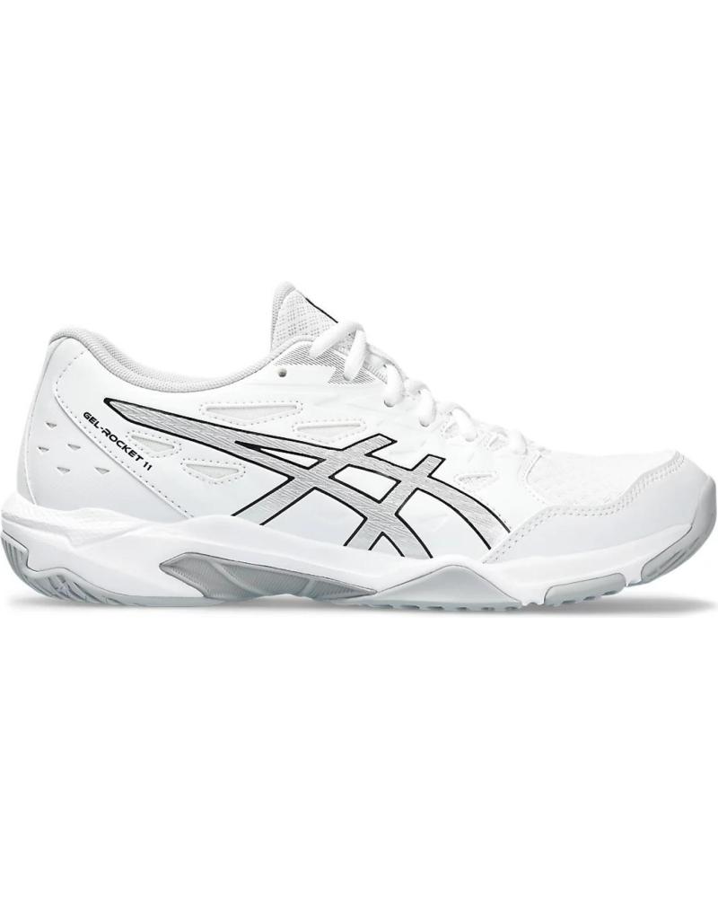 Zapatillas deporte ASICS  de Mujer ZAPATILLAS BALONMANO-VOLEY MUJER GEL-ROCKET 11  BLANCO