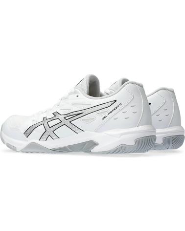 Zapatillas deporte ASICS  de Mujer ZAPATILLAS BALONMANO-VOLEY MUJER GEL-ROCKET 11  BLANCO