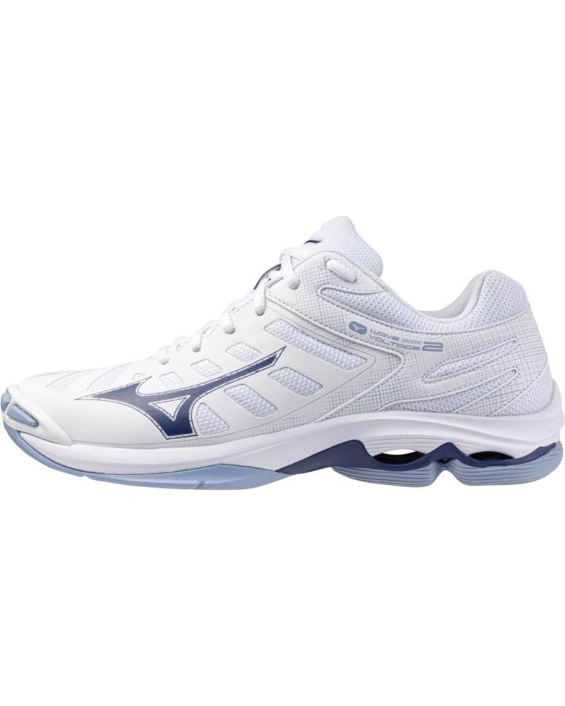 Deportivas MIZUNO  de Mujer y Hombre y Niña y Niño ZAPATILLAS BALONMANO- VOLEY WAVE VOLTAGE 2  AZUL