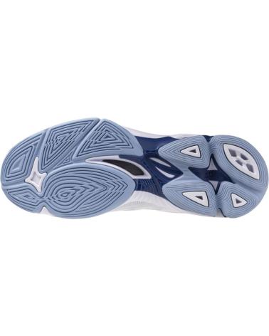 Deportivas MIZUNO  de Mujer y Hombre y Niña y Niño ZAPATILLAS BALONMANO- VOLEY WAVE VOLTAGE 2  AZUL