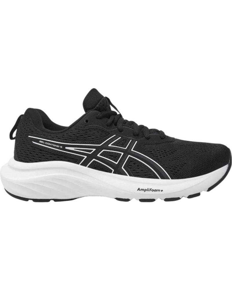 ASICS ZAPATILLAS GEL CONTEND 9 BLANCAS 1012B681-002 RUNNING NEGRO