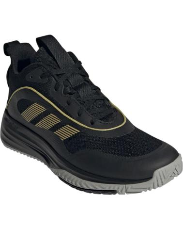ZAPATILLAS BALONCESTO ADIDAS OWNTHEGAME 3.0 IF4566 NEGRAS Y DORADAS PARA HOMBRE NEGRO