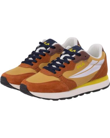 TÊNIS CASUAL FILA HYPERT FFM0380-30021 MARROM FERRUGEM MULTICOR MARRóN
