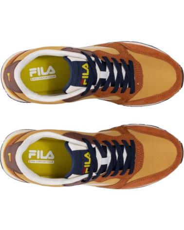 TÊNIS CASUAL FILA HYPERT FFM0380-30021 MARROM FERRUGEM MULTICOR MARRóN