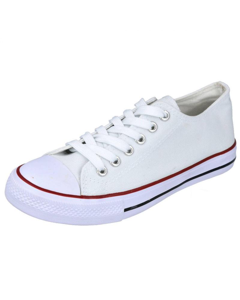 Sportif BUBBLE BOBBLE  pour Femme 888-1 ZAPATILLAS LONA UNISEX  BLANCO
