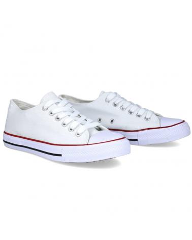 Sportif BUBBLE BOBBLE  pour Femme 888-1 ZAPATILLAS LONA UNISEX  BLANCO