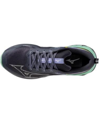 Sportschuhe MIZUNO  für Damen ZAPATILLAS WAVE IBUKI 4 AZUL ACEO VERDE J1GK2273-31  GRIS