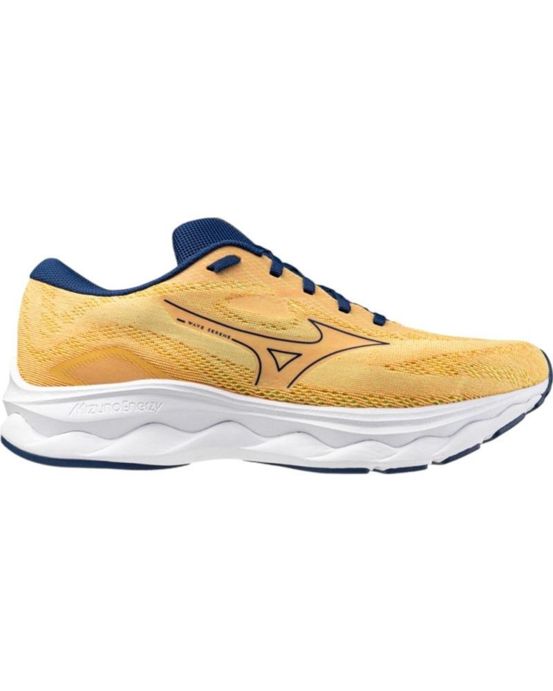Zapatillas deporte MIZUNO  de Hombre ZAPATILLAS WAVE SERENE NEO LIME AZUL MARINO J1GC245  AMARILLO