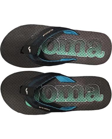 JOMA MADEIRA 2401 BLACK BLUE FLIP FLOPS SMADES2401 NEGRO