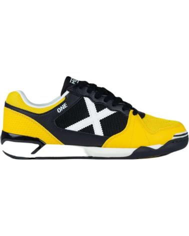MUNICH ONE 64 INDOOR SHOES BLACK AND YELLOW MULTI