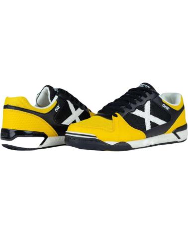 MUNICH ONE 64 INDOOR SHOES BLACK AND YELLOW MULTI