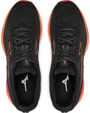 Zapatillas deporte MIZUNO  de Hombre ZAPATILLAS WAVE REVOLT 3 NARANJA ROJO RUNNING J1GC2481  NEGRO
