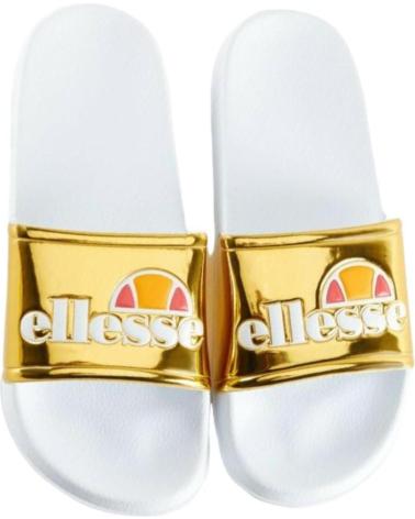 INFRADITO ELLESSE GISELLE FLIP FLOPS EL11W74510-03 BIANCHE E DORATE BLANCO