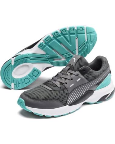 TÊNIS PUMA FUTURE RUNNER PRE CASTLEROCK CINZA TURQUESA - 36950205 GRIS