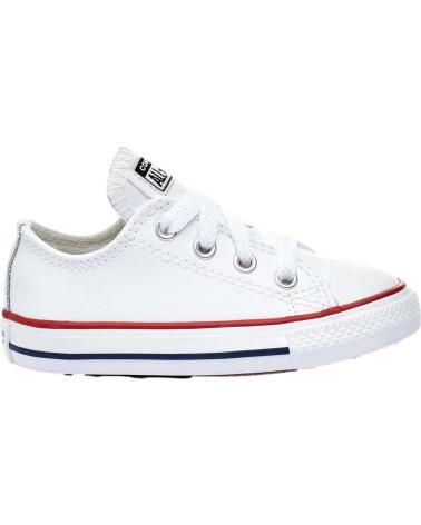 Sapatos CONVERSE  de Menina e Menino ZAPATILLAS CHUCK TAYLOR ALL STAR PARA NINOS UNISEX EN COLOR  BLANCO