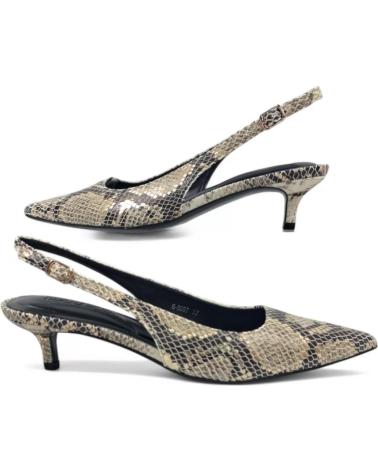 Bailarinas TIMBOS  de Mujer TACON DESTALONADO MUJER REPTIL 131105  VARIOS COLORES