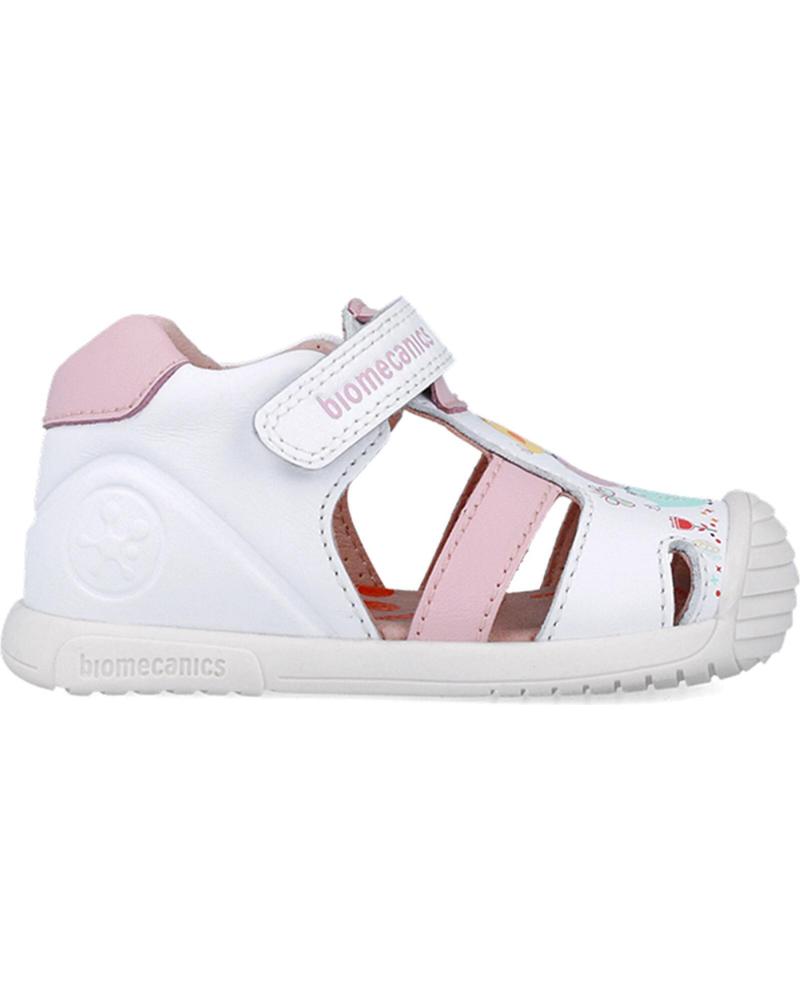 Sandales BIOMECANICS  pour Fille SANDALIAS PARA CHICA 252106 JARDIN  BLANCOB050