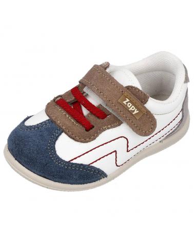 Schuhe ZAPY  für Junge AC201338 ZAPATOS CASUAL NINO  BLANCO-AZUL