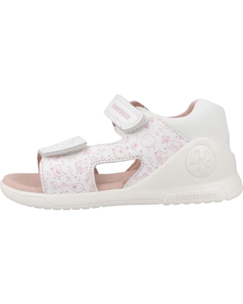 Sandales BIOMECANICS  pour Fille SANDALIAS NINA MODELO 252143B COLOR  BLANCO