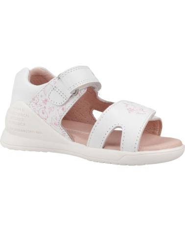 Sandales BIOMECANICS  pour Fille SANDALIAS NINA MODELO 252143B COLOR  BLANCO