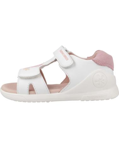 Sandales BIOMECANICS  pour Fille SANDALIAS NINA MODELO 252140B COLOR  BLANCO