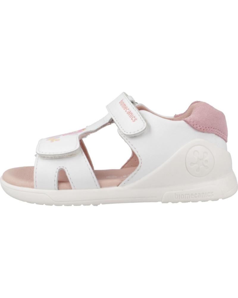 Sandales BIOMECANICS  pour Fille SANDALIAS NINA MODELO 252140B COLOR  BLANCO
