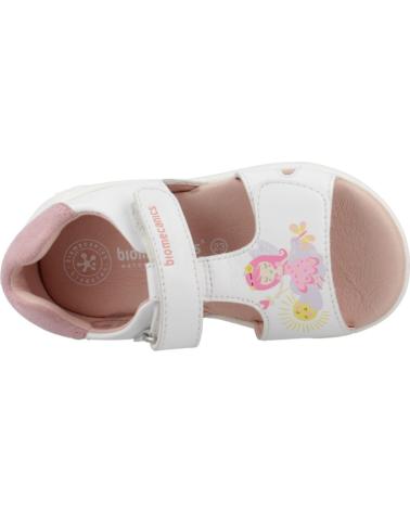 Sandales BIOMECANICS  pour Fille SANDALIAS NINA MODELO 252140B COLOR  BLANCO