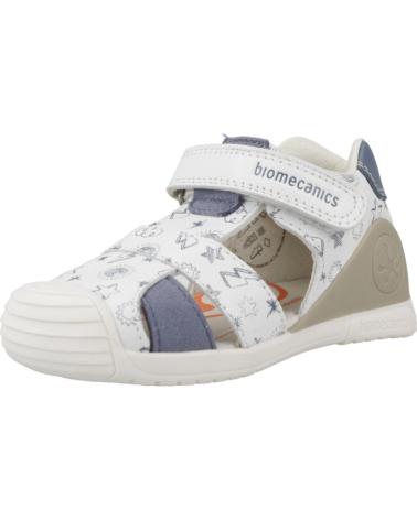 Sandales BIOMECANICS  pour Garçon SANDALIAS NINO MODELO 252116B COLOR  BLANCO